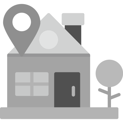 自宅の住所 Generic Grey icon