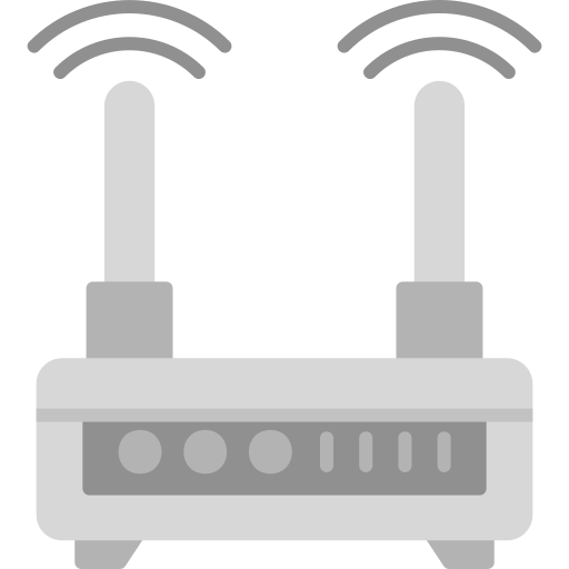 wlan router Generic Grey icon