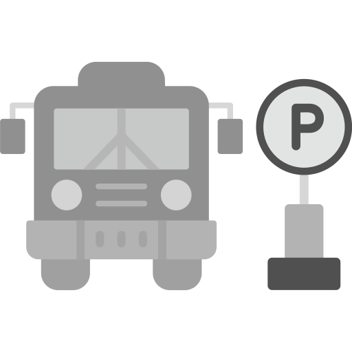 Bus parking Generic Grey icon