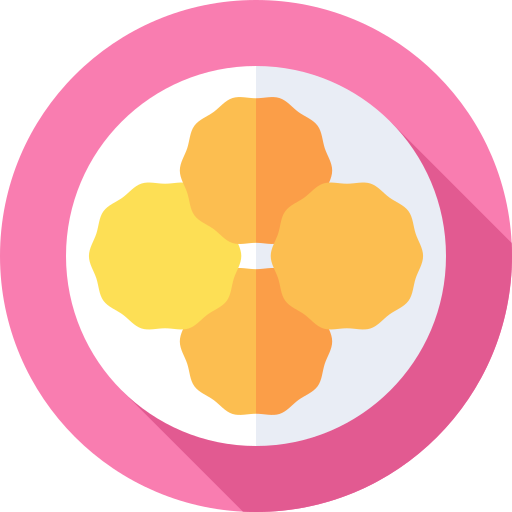 galletas Flat Circular Flat icono