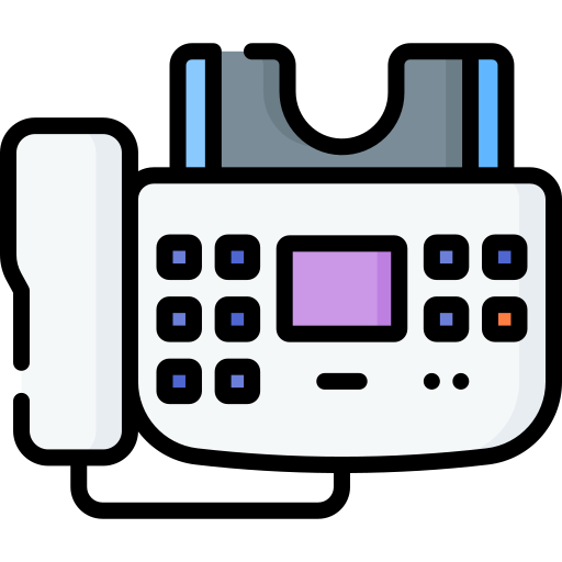 Fax Special Lineal color icon