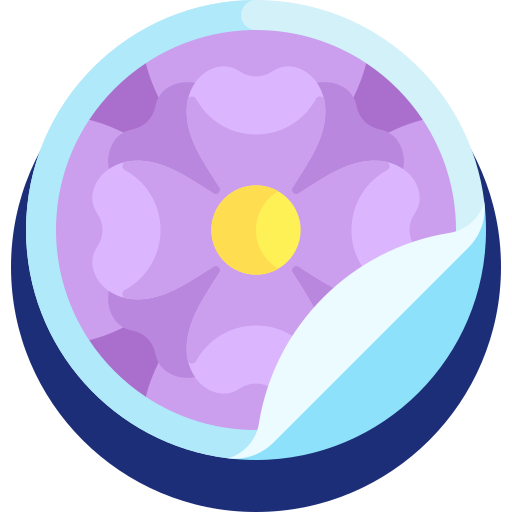 naklejka Detailed Flat Circular Flat ikona