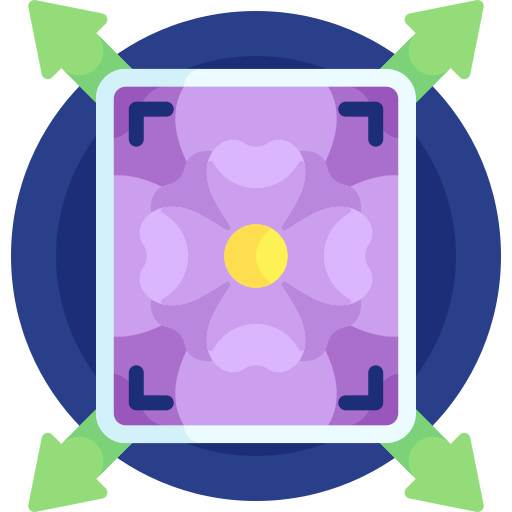 ajuste Detailed Flat Circular Flat icono