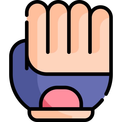 pulgar Kawaii Lineal color icono