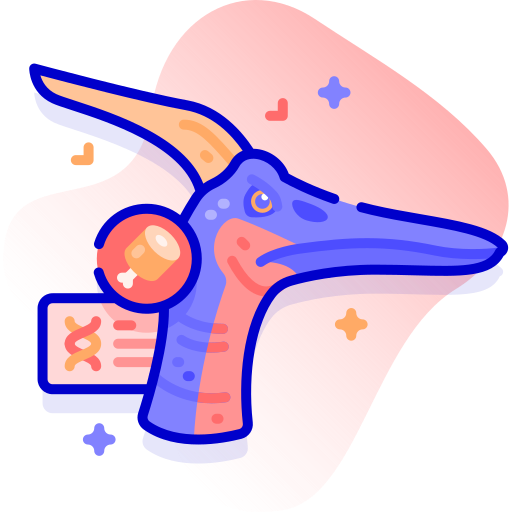 pteranodón Special Ungravity Lineal color icono