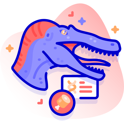 spinosaurus Special Ungravity Lineal color icon