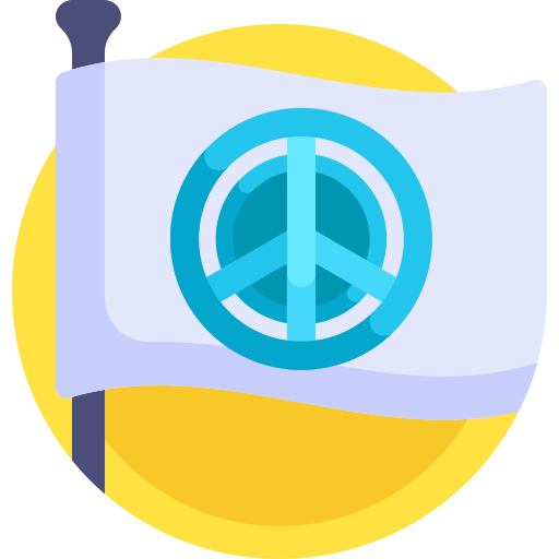 Peace Detailed Flat Circular Flat icon