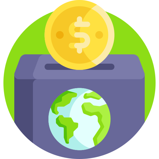 donación Detailed Flat Circular Flat icono
