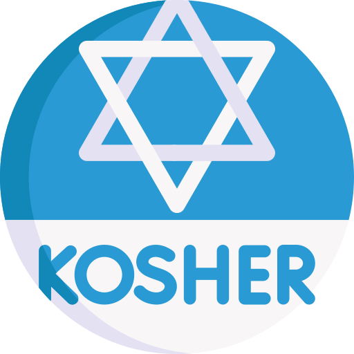 Kosher Detailed Flat Circular Flat icono
