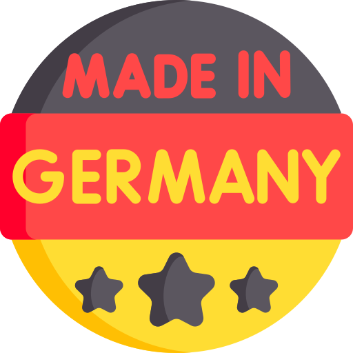 Сделано в Германии Detailed Flat Circular Flat иконка