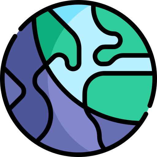 太陽系 Kawaii Lineal color icon