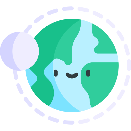orbita Kawaii Flat ikona