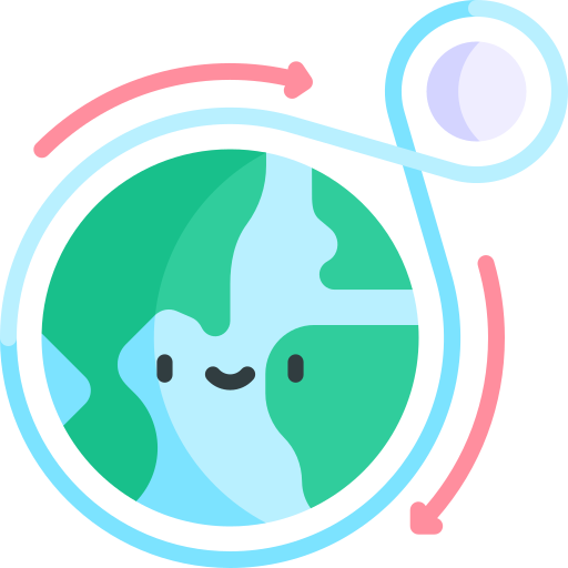 Orbit Kawaii Flat icon