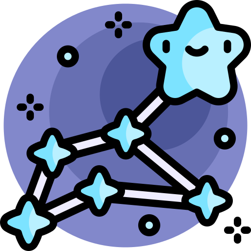 Constellation Kawaii Lineal color icon