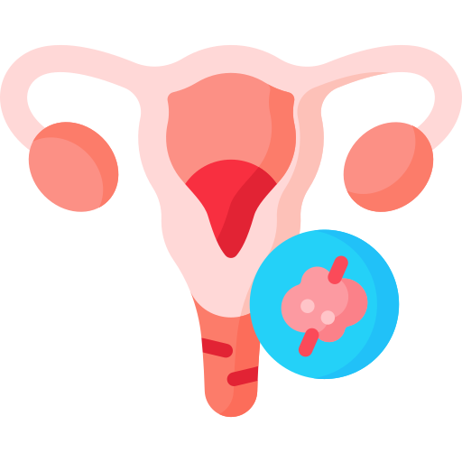 Ovarian cancer Special Flat icon