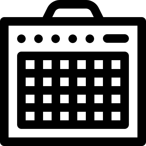 amplificateur Basic Rounded Lineal Icône