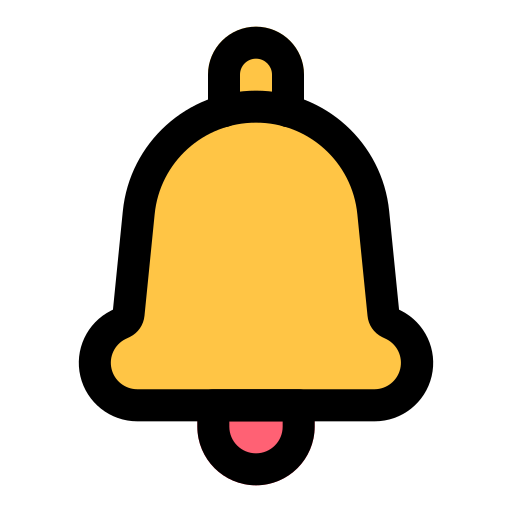 Notification bell Generic Outline Color icon