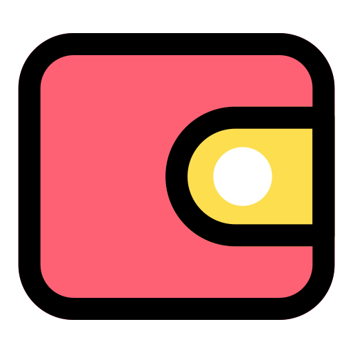 cartera Generic Outline Color icono