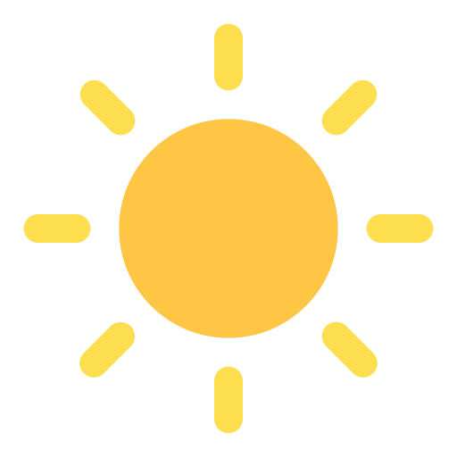 солнце Generic Flat иконка