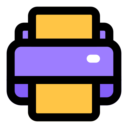 Printer Generic Outline Color icon