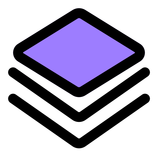 Layer Generic Outline Color icon