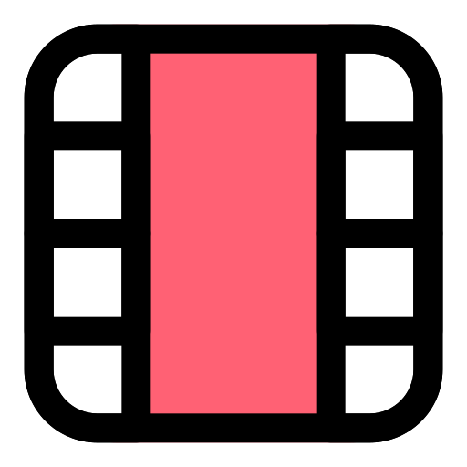 Video Generic Outline Color icon