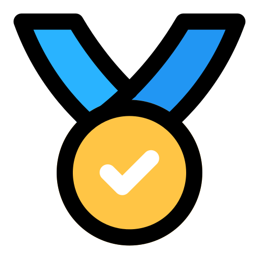 Award Generic Outline Color icon