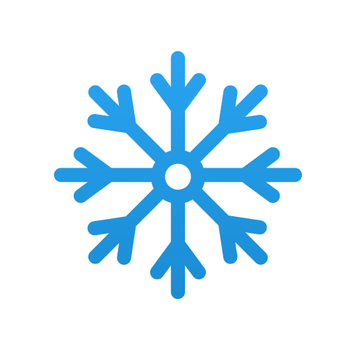 sneeuw Generic Flat Gradient icoon