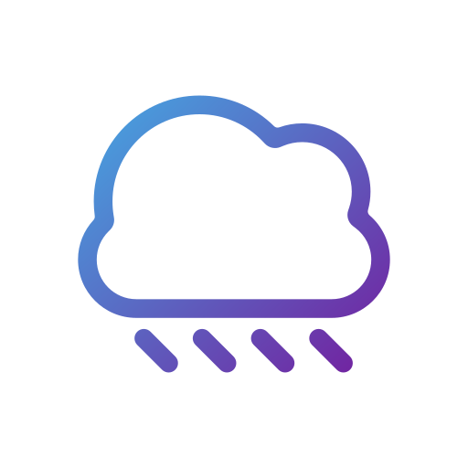 雨 Generic Gradient icon