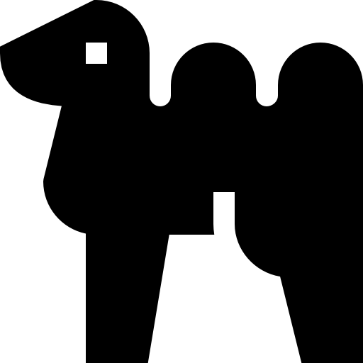 낙타 Basic Straight Filled icon