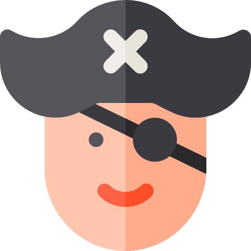 pirata Basic Rounded Flat icona