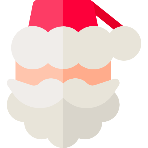 kerstman Basic Rounded Flat icoon