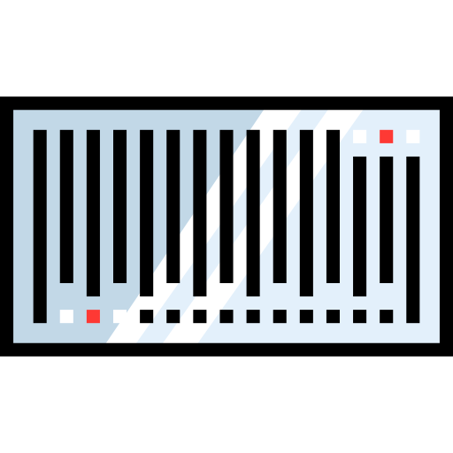 código de barras Detailed Straight Lineal color icono