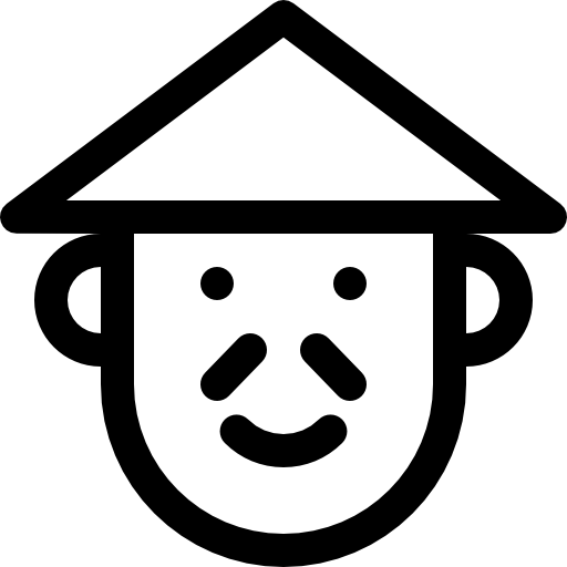 chino Basic Rounded Lineal icono