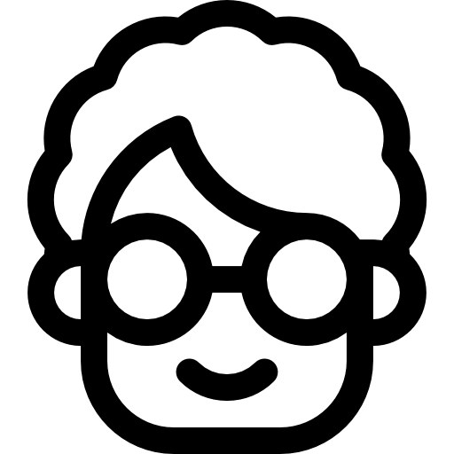 grootmoeder Basic Rounded Lineal icoon