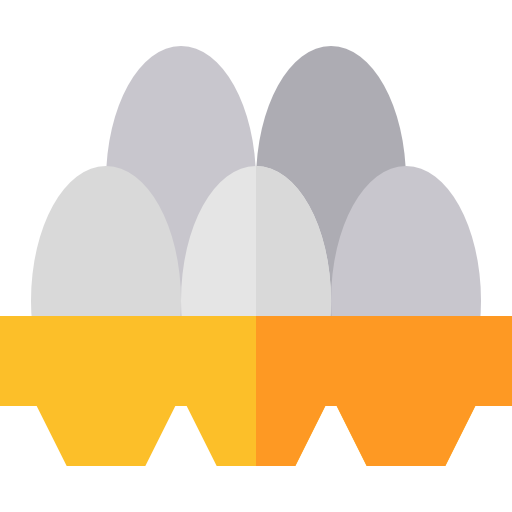 Eggs Basic Straight Flat icon