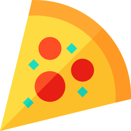 Pizza Basic Straight Flat icon