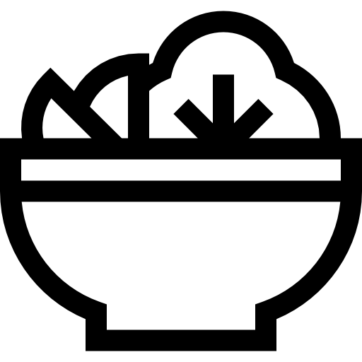 サラダ Basic Straight Lineal icon
