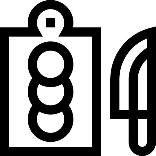schneidbrett Basic Straight Lineal icon