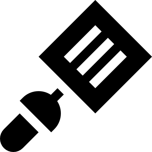 Spatula Basic Straight Filled icon