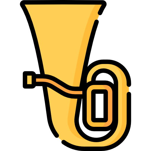 tuba Special Lineal color icono
