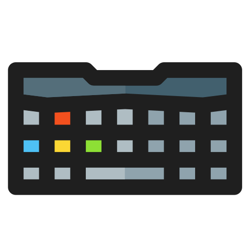 tastatur Generic Outline Color icon