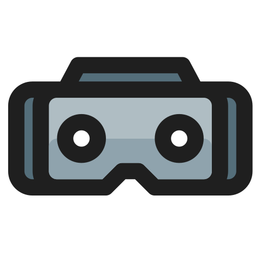 virtual reality Generic Outline Color icono