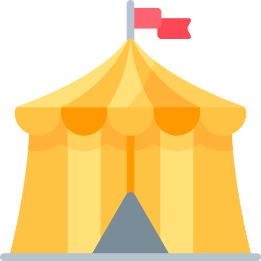 tienda de circo Special Flat icono