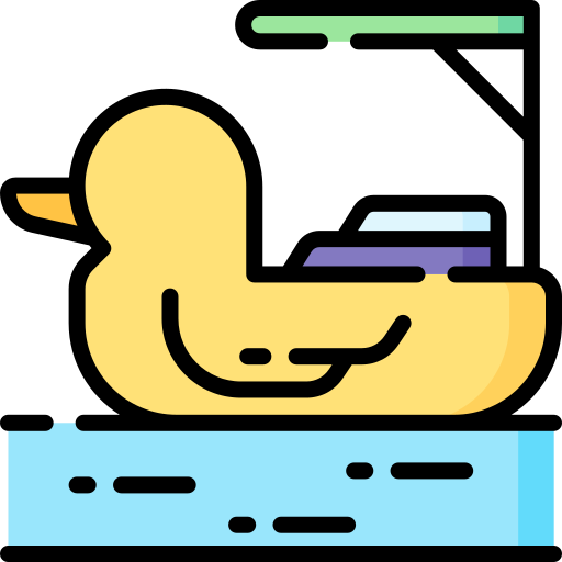 Pedal boat Special Lineal color icon