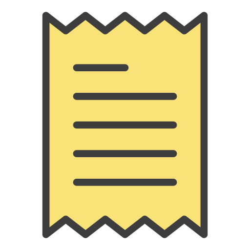 factura Generic Outline Color icono