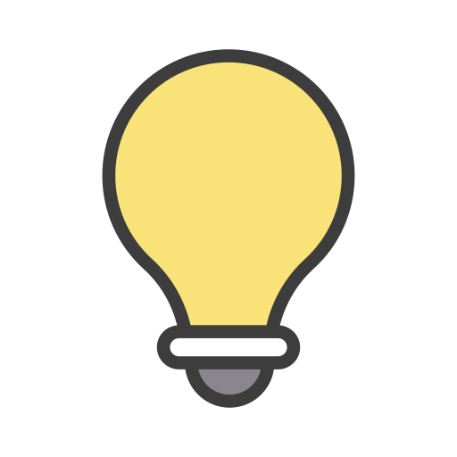 ampoule Generic Outline Color Icône