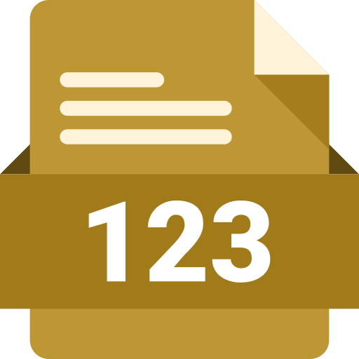 123 Generic Flat icon
