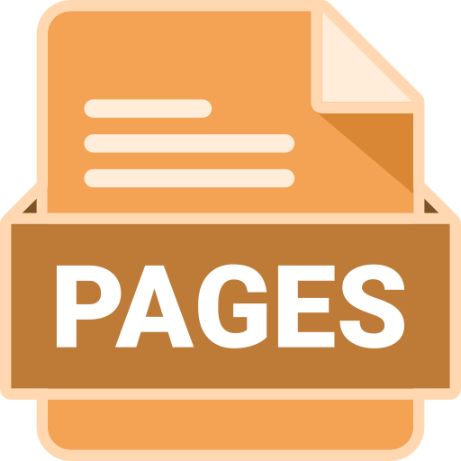 Pages Generic Outline Color icon