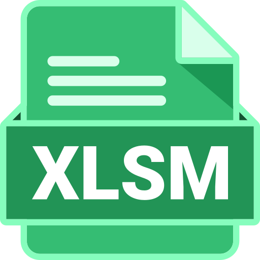 xlsm Generic Outline Color ikona